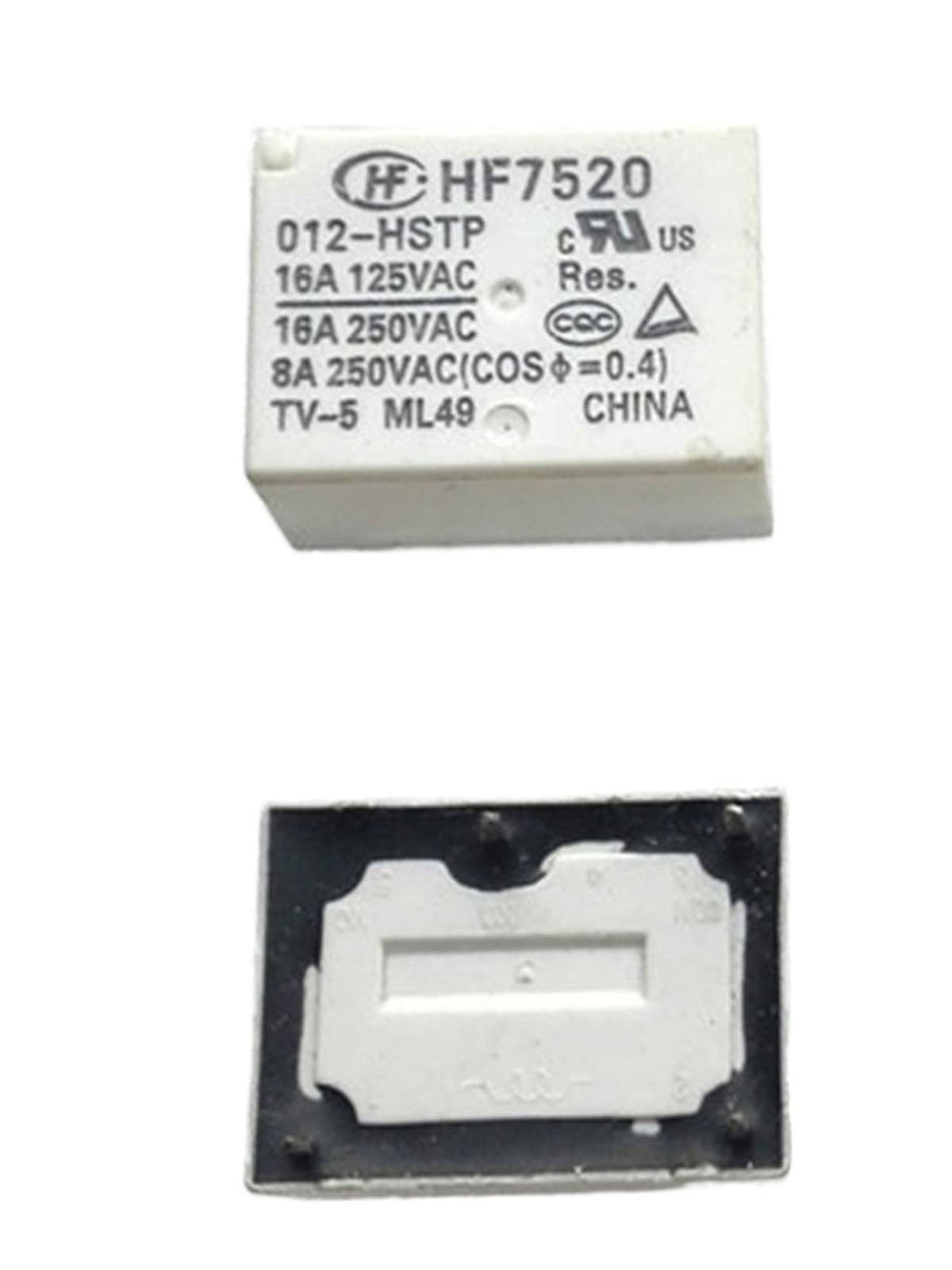 Relais HF7520 012-HSTP 12V 4 Pins contre les pannes de commutation de carte