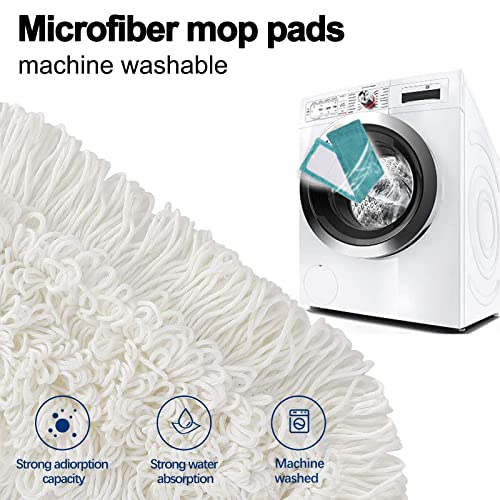 Kefanta Dust Mop For Hardwood Floors With Extendable Long Handle 57'' And 2 Different Mop Pads, Microfiber Dry & Wet Dust Mops For Floor Cleaning Hardwood Marble Tile Home Kitchen #TOP6