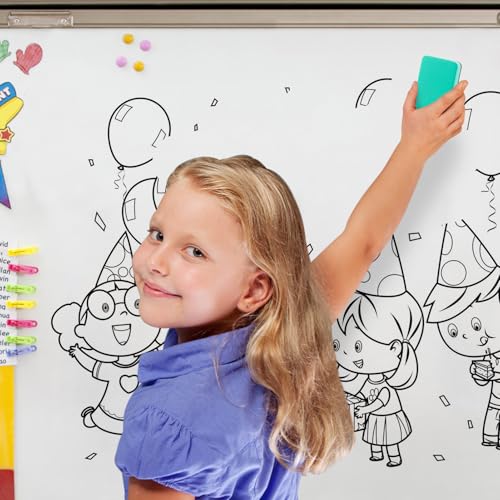 Image of 24Pcs Strong Magnetic Dry Erase Eraser, Classroom Must Haves, Rectangle | 4 Color Mini Whiteboard Eraser, Classroom Essentials for Kindergarten, Prek, Elementary, Office