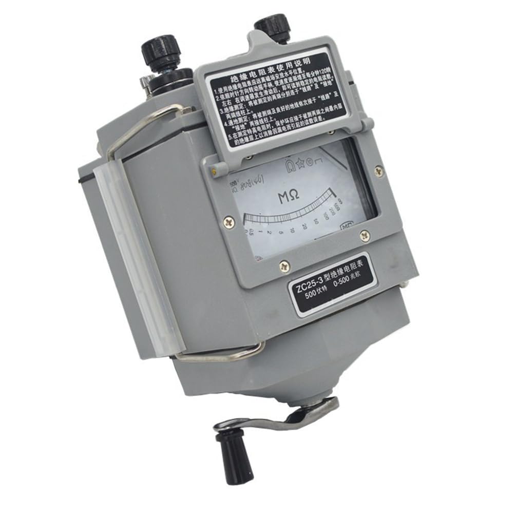ZC25-4 Tester di di Isolamento 1000V Tramegger Elettricista Megaohmetro Manovella Tramegger Plastica