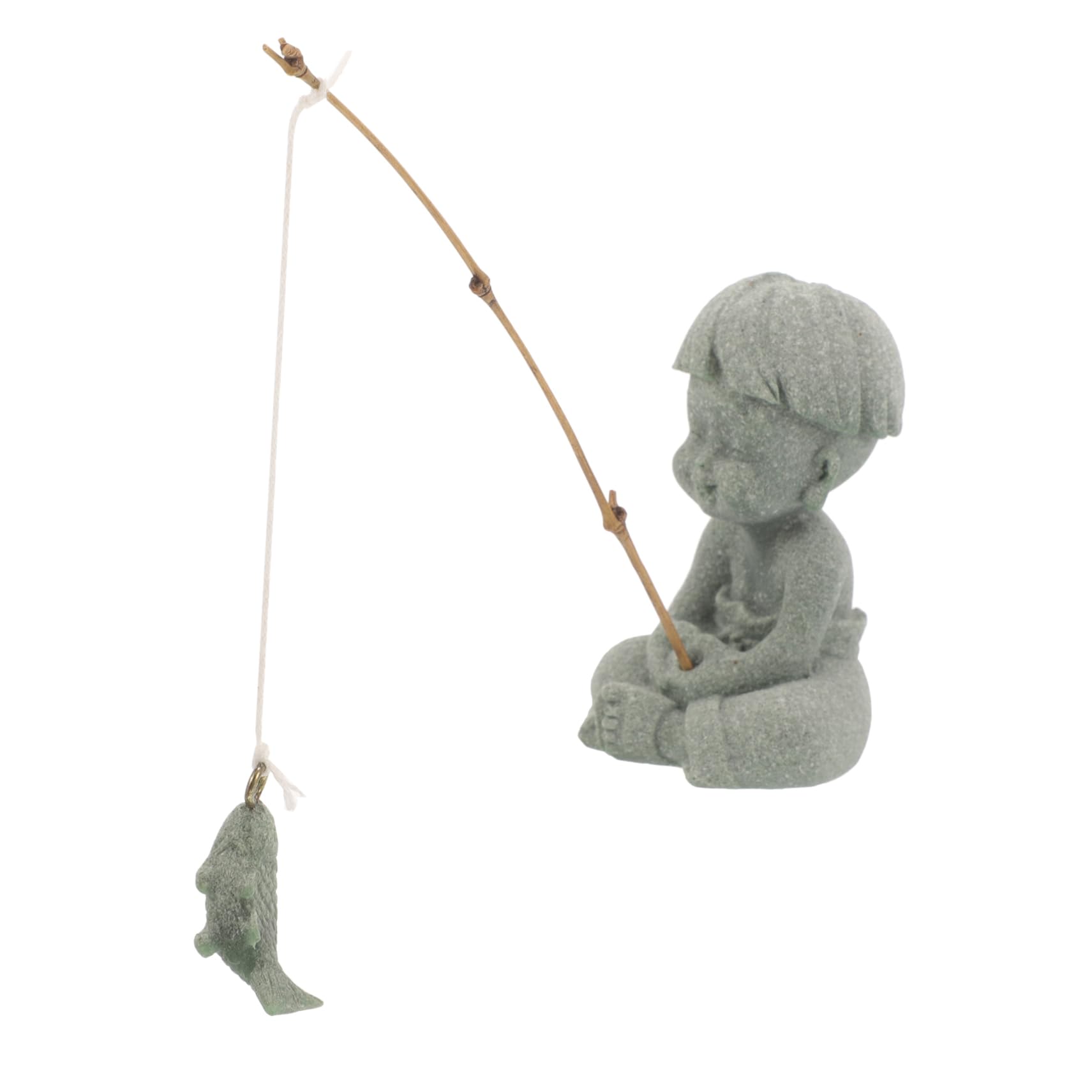 GLEAVI 4 Pezzi Ornamenti Per La Pesca Per Decor Del Serbatoio Di Pesce All'aperto Creature Decorazioni Per Acquari Piccolo Decorazioni Di Pesci Per Acquario Accessori Arenaria