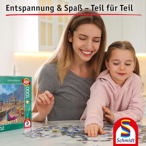 Puzzle Disney Kinkade Frozen Celebrating in Arendelle 1000 pcs - vue 7