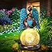 MUMTOP Angel Solar Lights Outdoor Garden - Solar Lanterns Light Decorative Waterproof with Glass Cracked Globe Tabletop Lantern Lamp Ornaments for Yard Patio Decor Gift (Hold Heart)