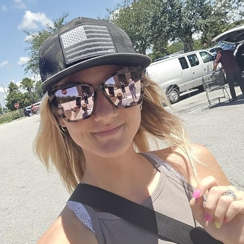 Cat Eye Sunglasses for Women, Oversized Retro UV400 Trendy Pink Mirrored/Gradient/Black Sunnies2