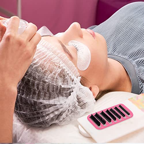 4 Pieces Silicone Lash Pad Rectangle Silicone Eyelash Extension Pad Loose False Lashes Holder Lash Grafting Gasket Pallet Reusable Silicone Pad Eyelash for Women and Lash Extension Supplies Tools - Thumbnail 7