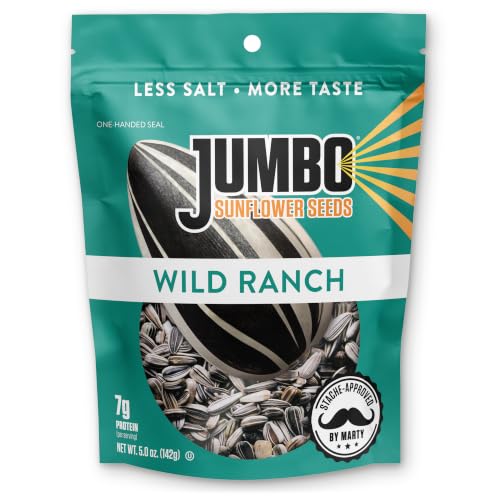 JUMBO Wild Ranch Sunflower Seeds, 5 oz Bags, 48 Pack