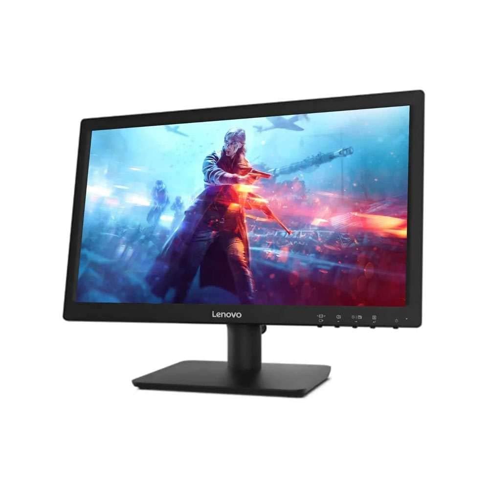 Lenovo - D19-10, 18.5 Inch (46.99 Cm) 1366 X 768 Pixels Led Hd Monitor, Tn Panel, (5Ms Response Time - 200 Nits Brightness Hdmi and Vga Port - Hdmi Cable Included - 72% Color Gamut) (Raven Black)