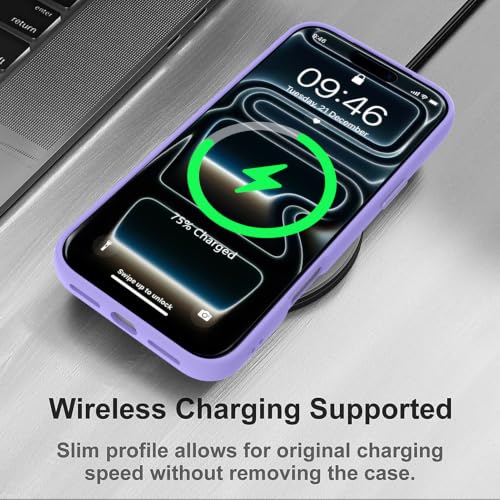 TEAUGHT Compatible with iPhone 17 Pro Max Case Flower Wildflower -Purple by TEAUGHT - Used condition - Image 5