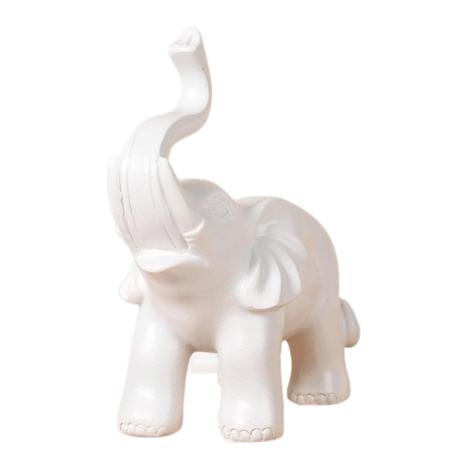 YTtkku Symbolic Elephant Decors Resin Sculpture Brings Luck to Living Space Study Room Favorable Elephant Sculpture