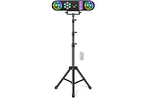 5 in 1 LED DJ Light Package with Stand
