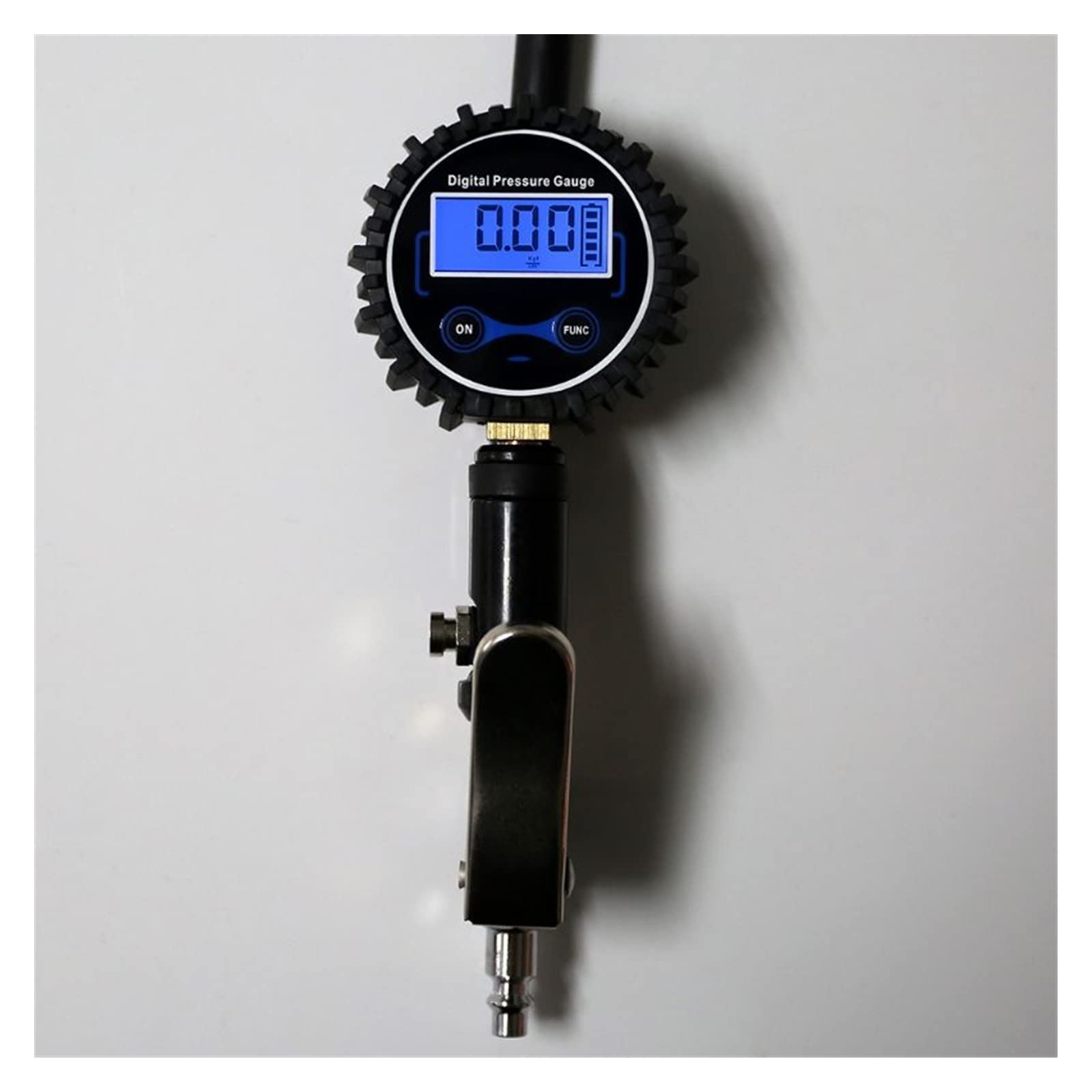 STIX PSAIR-1 Digitale bandenpomp met lcd-manometer, drukbereik 250 psi, rubberen slang, snelkoppeling voor auto, motorfiets, vrachtwagen
