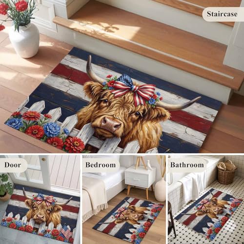 Tapete decorativo rectangular 2x3 pies Marrón VANDARRINS miniatura 6