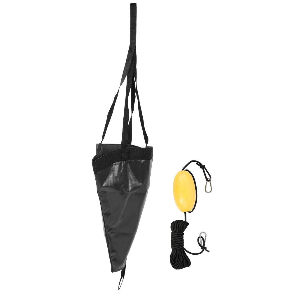 Alomejor Ancre Flottante pour Kayak et Canoë – 24 Pouces avec Bouée de Repérage Visible et Corde de Remorquage de 6 m, Idéale pour Pêche en Eau Calme, Stationnement Sécurisé et Immobilisati