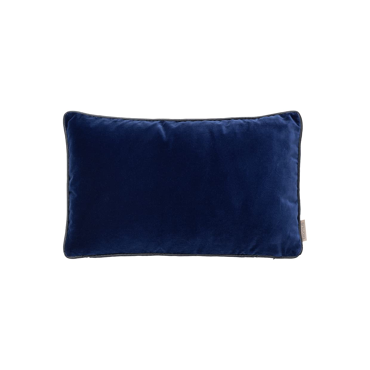 Taie d'oreiller coton 30x50 cm Blomus Velvet housse de coussin bleu marine
