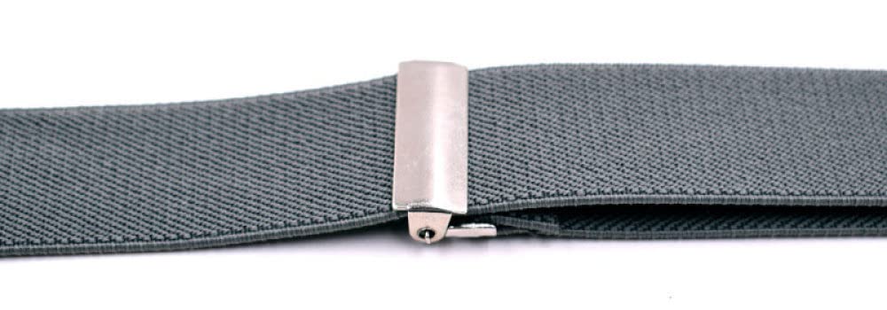 X Form Tirantes de Alta Resistencia, 1 Tirante elástico de 2,5 x 115 cm for Mujer, 4 Clips, Ajustable, for Pantalones, Accesorios de Ropa for Hombre