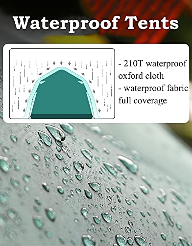 Carpa portátil impermeable para 3-4 personas con bolsa de transporte miniatura 5