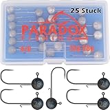 Prêt pour toutes les situations Avec cet ensemble de têtes plombées, vous avez toujours avec vous un grand choix des tailles et des poids les plus courants sur l'eau, parfait pour la perche, le brochet et le sandre