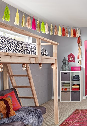image for ClosetMaid 6 Cube Storage Shelf Organizer Bookshelf with Back Panel, E