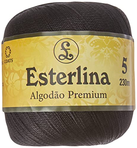 Linha para crochê premium Esterlina 5