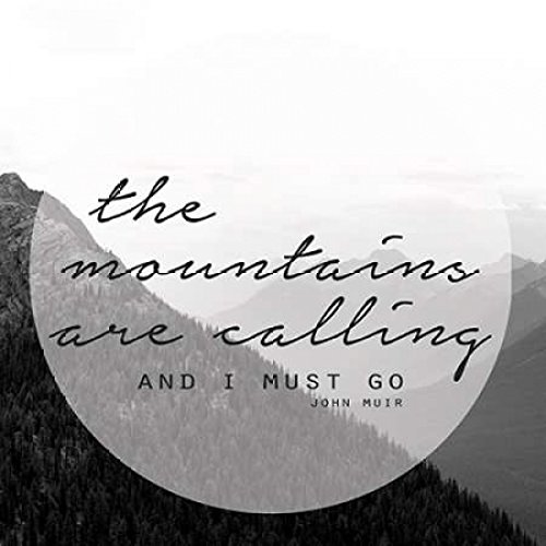 The Poster Corp Amber Berninger – Mountains are Calling Fine Art Print (30.48 x 30.48 cm)