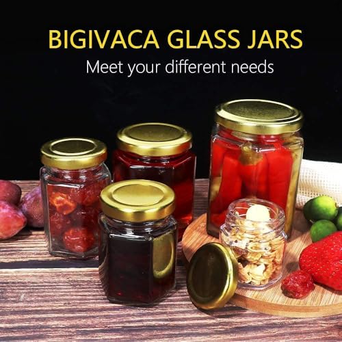 Image of 30 pcs Glass Mason Jars 100 ML Mini Jars with Metal Airtight Lid, for Jam, Jelly, Crafts, Spices, Dry Food Storage,for Baby Food, Crafts, Spices, Dry Food Storage (30, 100ml)