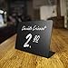 Set of 10 Small Chalkboard Signs 3x4 inches - Food Signs for Party Buffet, Mini Chalkboard Sign, Food Display Card, Tabletop Chalkboards for Kitchen, Standing Menu Black Boards for Wedding