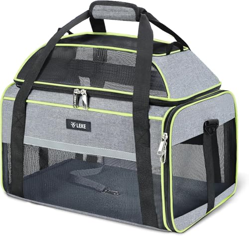 Lekereise Top-Expandable Pet Carrier 18x13x9.5 Inch
