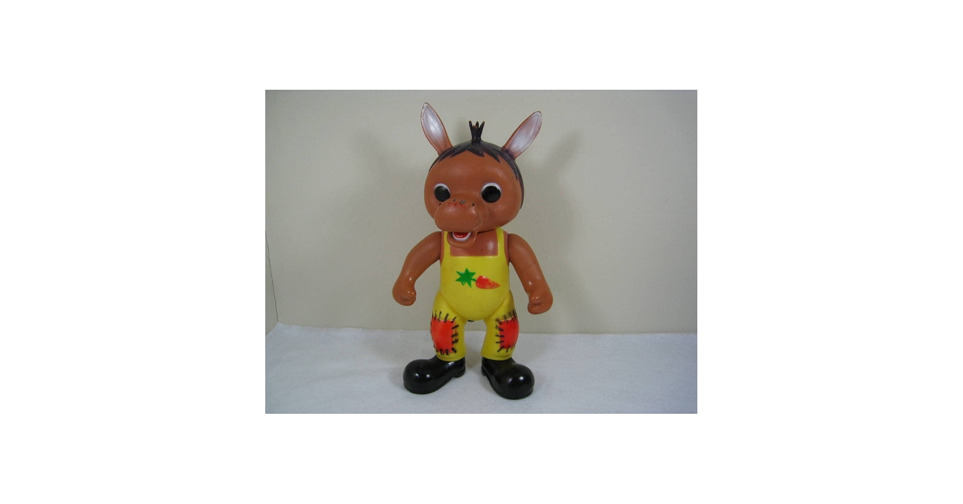 Amazon.co.jp: ニッコー ロバくん ソフビ 高さ約30㎝ 当時物 おはよう