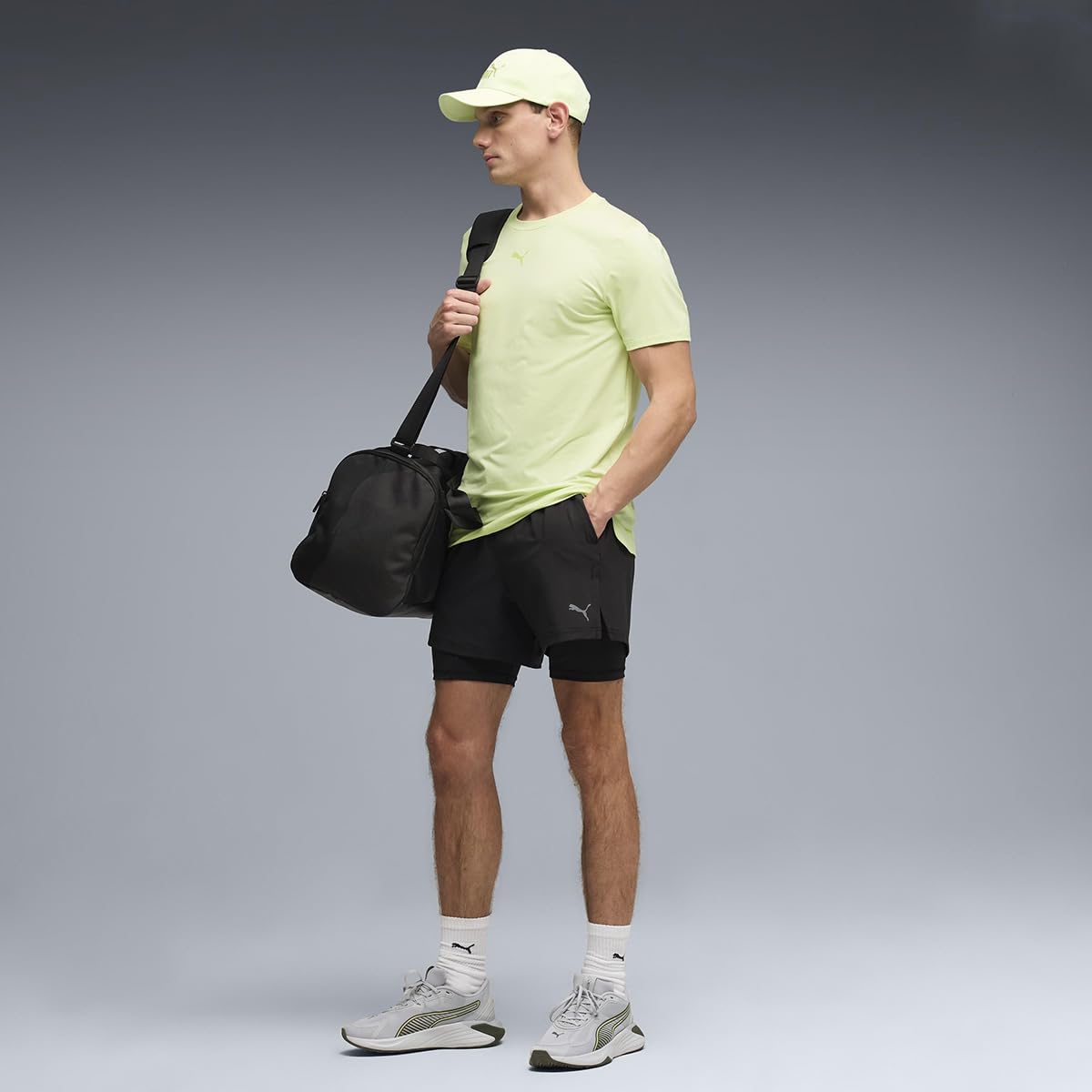 Puma M Pwrmode 2in1 Stretch Woven Short - Pantalones Cortos Tejidos Unisex Adulto