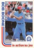 1982 O-Pee-Chee Baseball #392 Bob Boone California Angels/Philadelphia Phillies IA Official Canadian Maufactured OPC Baseball Card in RAW (EX or Better) Condition