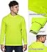 L&M® Hi Vis T Shirt Safety Lime Orange Long Sleeve HIGH Visibility with Hood (US, Alpha, X-Large, Regular, Regular, Lime)