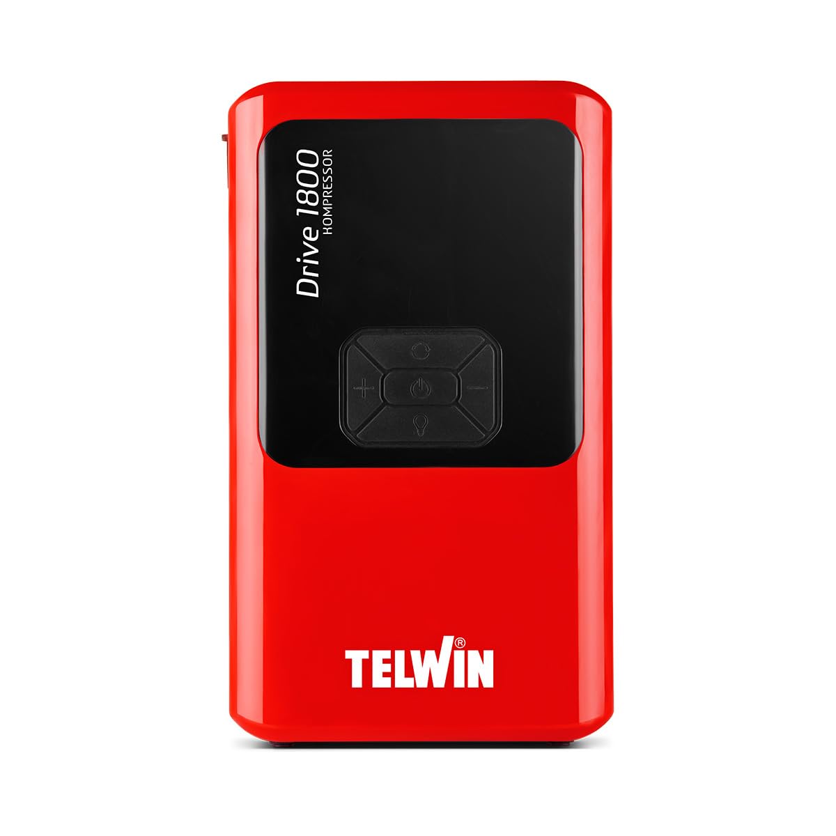 Telwin Drive 1800 Kompressor, Démarreur Booster Multifonction 12V Portable et Ultra-Compact pour Voiture, Moto, Bateau avec Compresseur Intégré, Powerbank et Lampe LED, 1800A démarrage Max