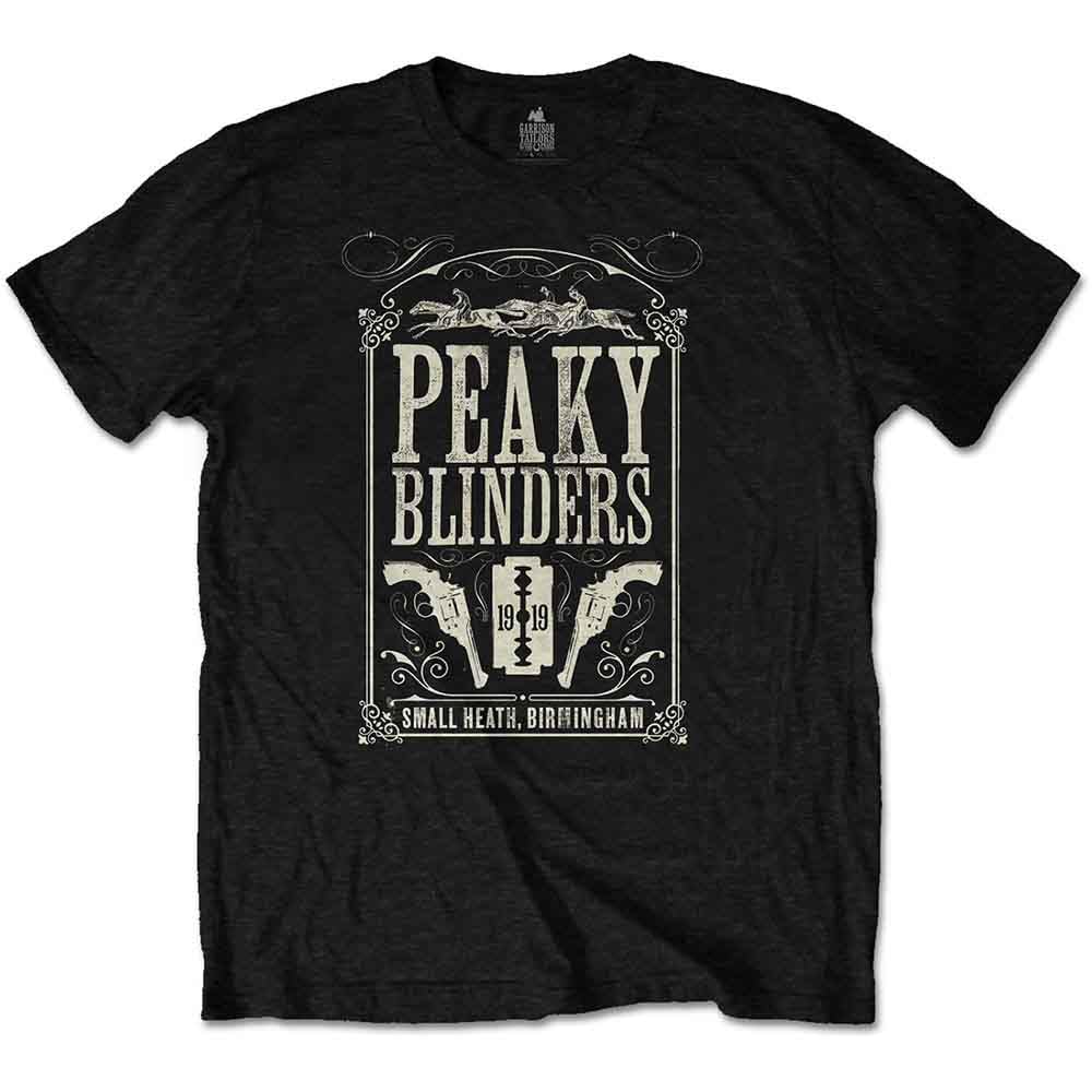 PEAKY BLINDERS Men's Soundtrack T-Shirt Clothing Black