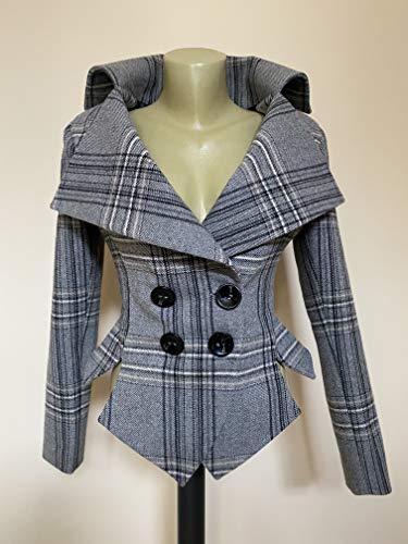 grey wool jacket womens