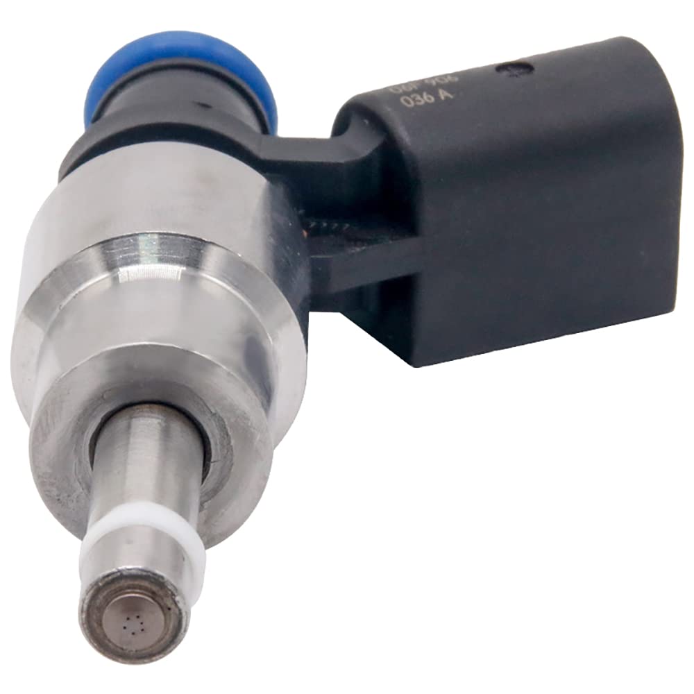 Riloer 4pcs motor de reemplazo de inyectores de combustible, compatible con AUD1 V0LKSWAGEN V-VV SK0DA S-EAT, 06F906036A 0261500020 0261500021 06F906036G C1000-180521