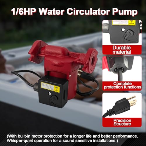 Image of UPS26-99FC 115V 1 /6 HP Hot Water Circulation Pump 52722512