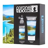CORONEL TAPIOCCA - Pacific Lagoon Estuche Regalo Colonia 150 ml + Gel de Baño, Colonia Hombre, Perfume Formato Spray, Eau de Toilette Natural y Masculina, Aroma Amaderado, Fragancia Fresca