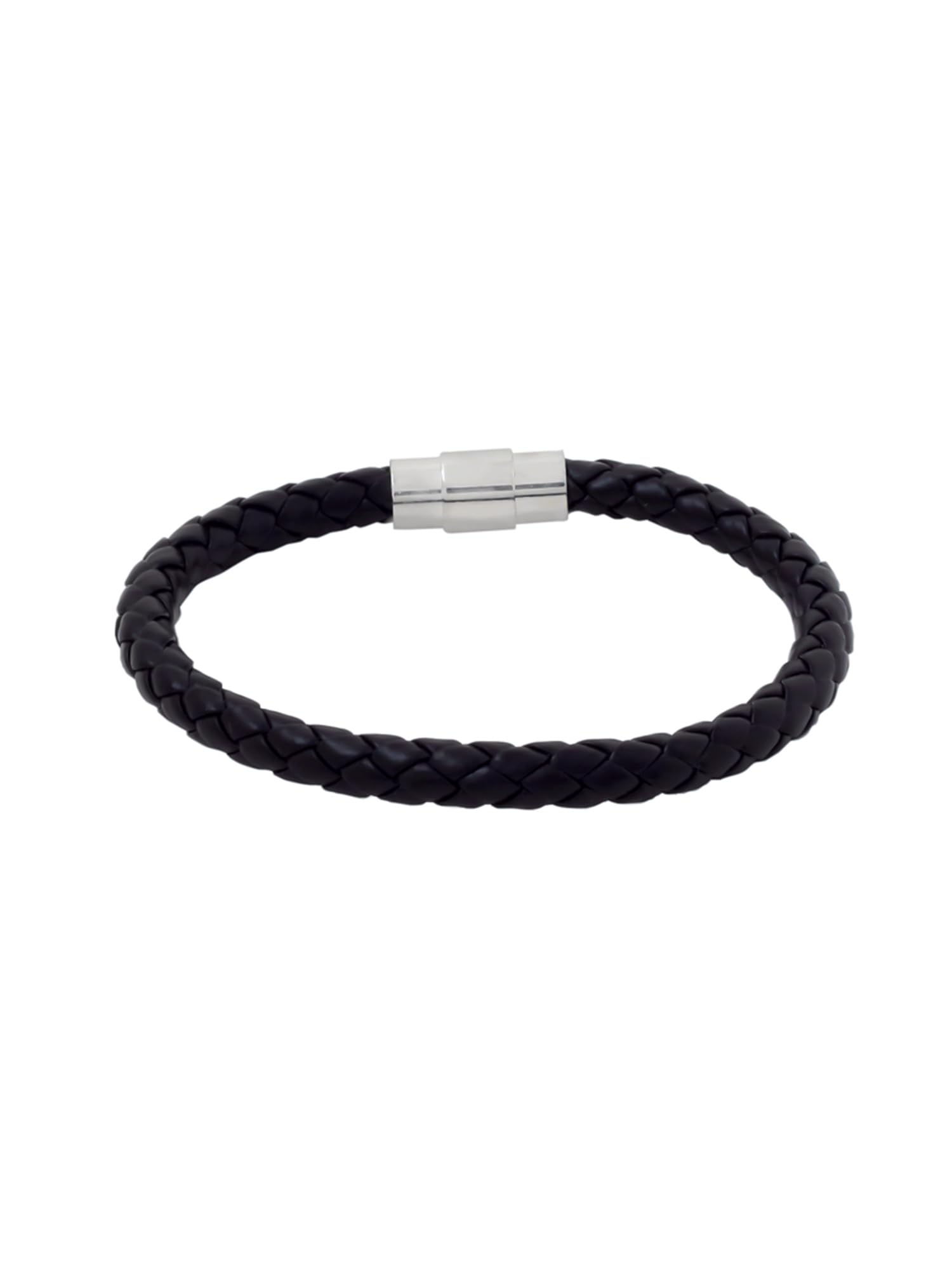 Casual Band Collection Strand Bracelet for Men (Black)(YCFJBR-53BAND-BK)