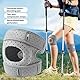 2 Stück Kniebandage Männer Damen, Verstellbare Knieunterstützung, Pain Relief Knee Braces, Stabilisierende Kniehilfe, Bandage Knie Stabilisierung, Knieorthesen, Knieschoner für Läuferknie,Springerknie