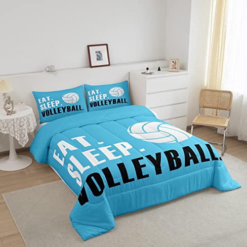 Image of Feelyou Volleyball Bedding Set King Size 3Pcs for Boys Girls Women Men