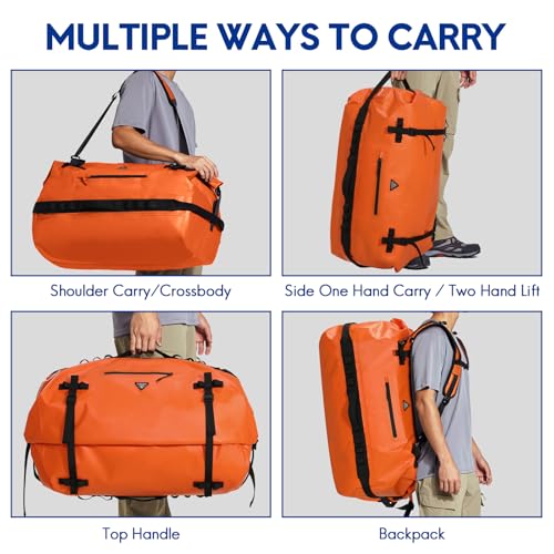 Haimont IPX7 60L Roll-Top Backpack
