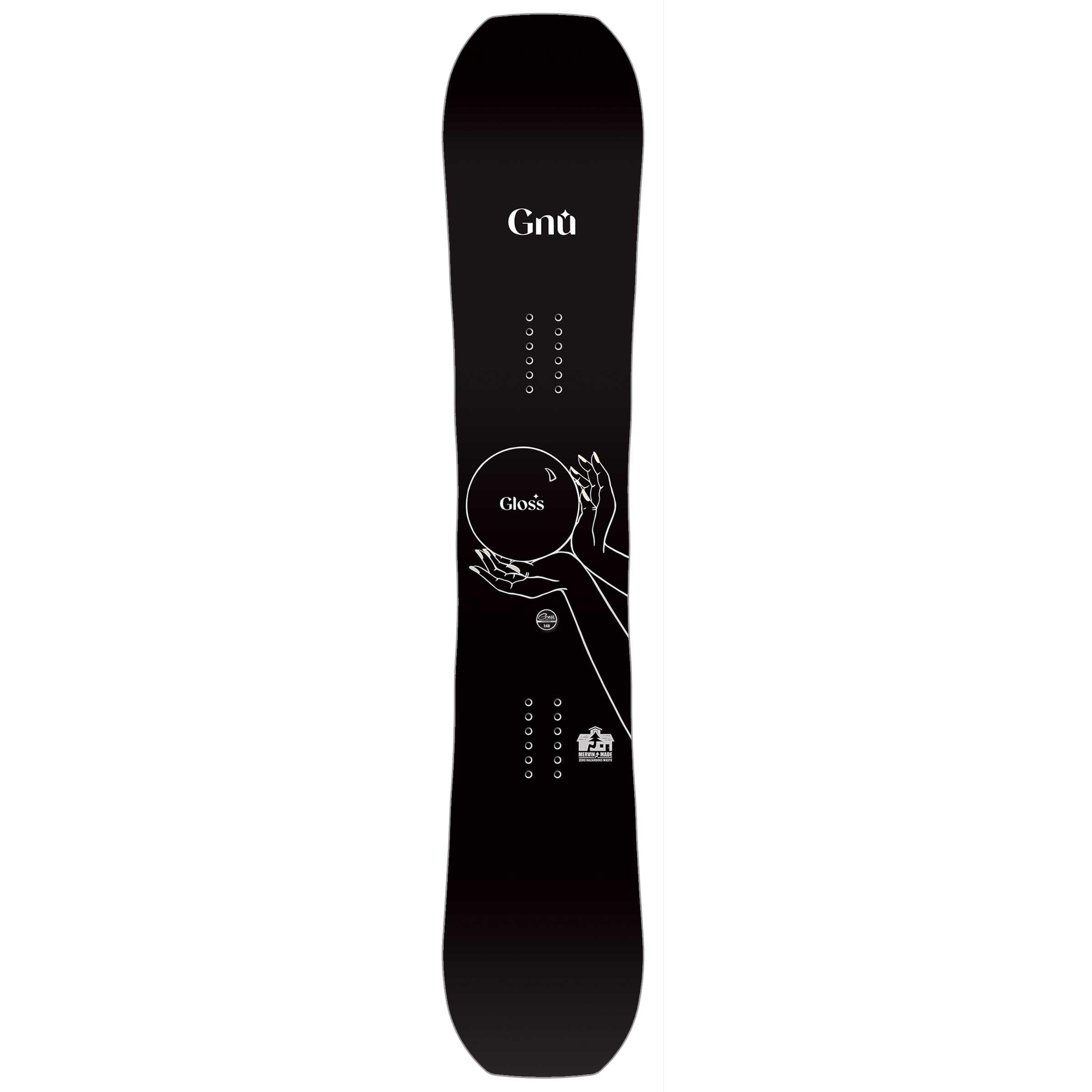Amazon.com : GNU Gloss Womens Snowboard, 140 : Sports & Outdoors