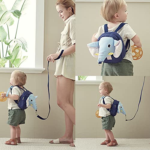DZOZO Toddler Backpack with Rein Kid Anti-Lost Rucksack with Safety Leash Kids Mini Bag Baby Anti-Lost Harness Baby Toddler Walking Safety Backpack Baby Toddler Safety Harness Backpack - Image 2