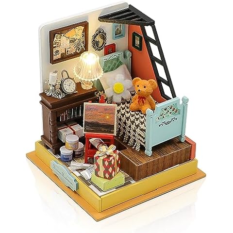 Cuteefun DIY Miniature Dream Bedroom Kit Cover