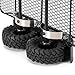 INJORA Metal Hitch Mount Trailer for Axial SCX24 Upgrade 1/24 RC Crawler