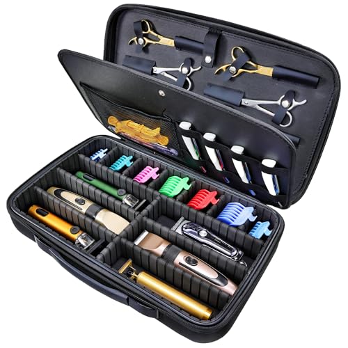 Yueieoun �w�A�N���b�p�[�P�[�X ���s�p 17�C���` �w�A�J�b�g�p�i�o�b�O �����t�p �g���}�[ �J�~�\�� ���[�P�[�X �j���p �y�b�g�O���[�~���O�L�b�g �I�[�K�i�C�U�[ �|�[�^�u�� �u���b�N