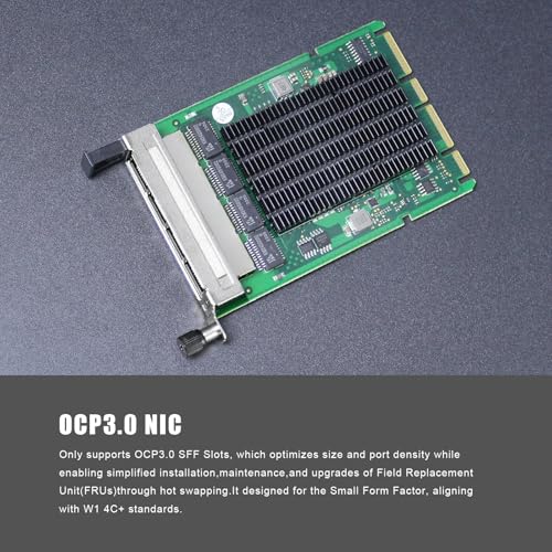 GLOTRENDS ST7397 Tarjeta de Red de Servidor con 4 Puertos Gigabit RJ45 y Controlador Intel I350-AM4 miniatura 5