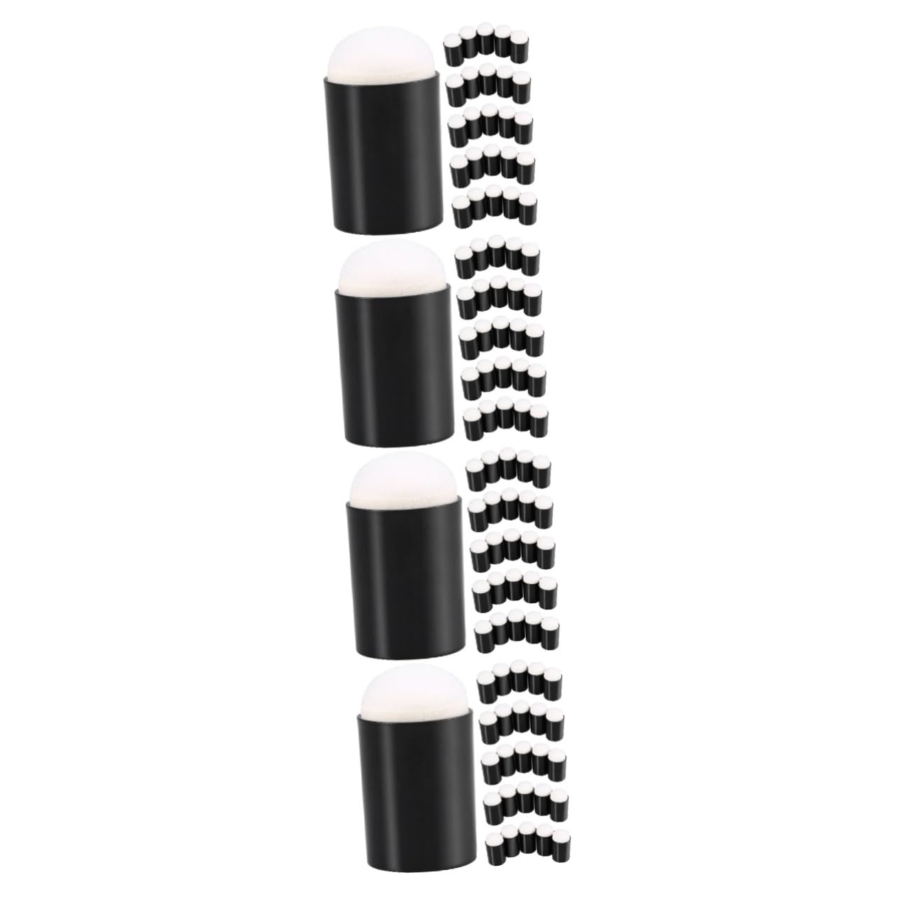 SHINEOFI Esponja para Pintar con Los Dedos Arte De Uñas Almohadillas De Tinta Gel Manualidades Manualidades para Juguete De Esponja De Pintura Dibujantes 30 Piezas X 4
