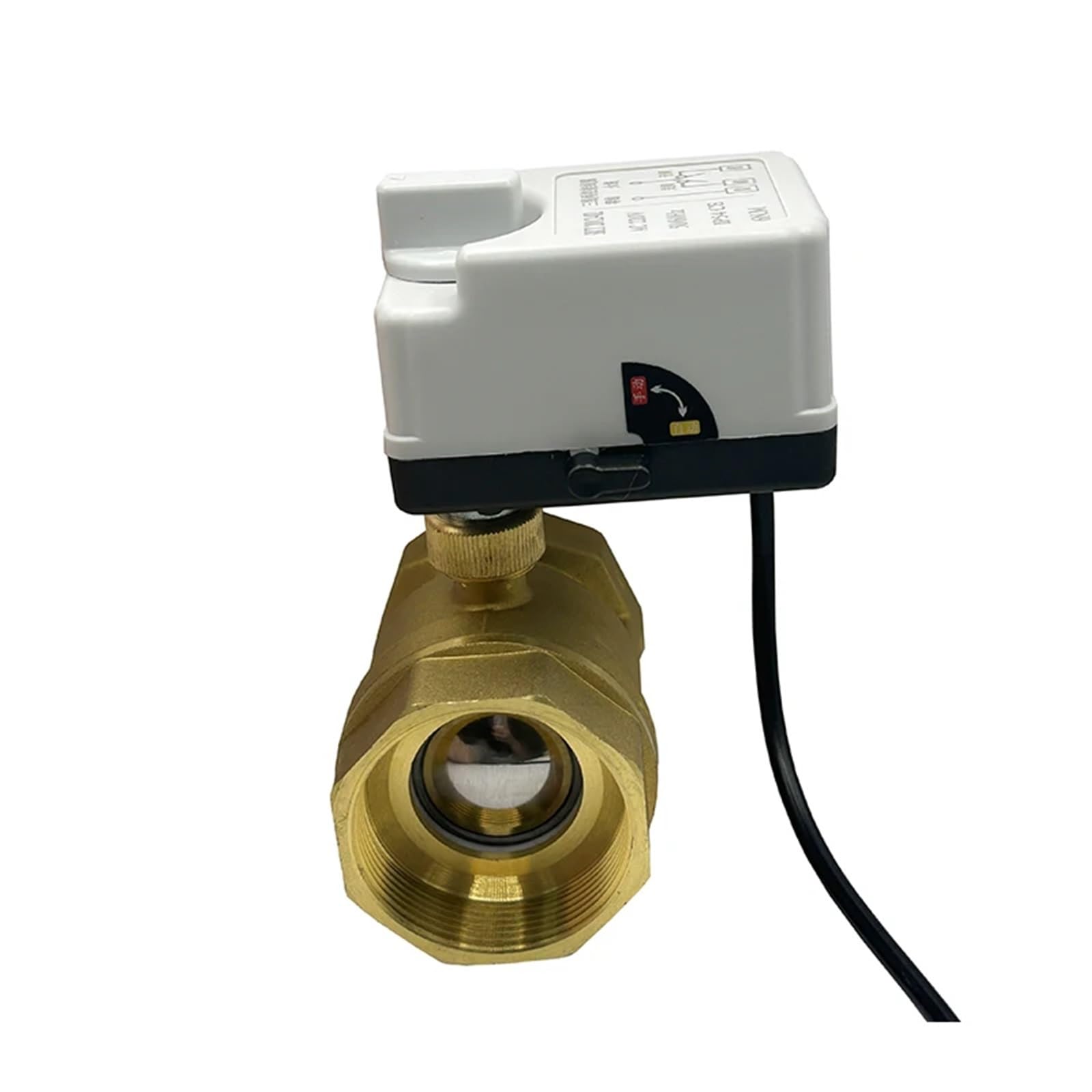 G1/2" 3/4" 1" 2" Dwukierunkowy silnik ręczny przełącznik zawór kulowy 220V 12V 24V elektryczny mosiężny zawór kulowy 3-przewodowy i 2-punktowy (3/4", 24 V DC)