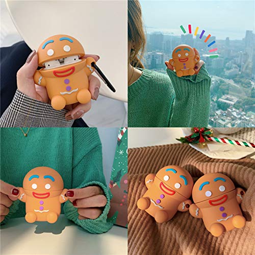 Suublg Cartoon Case For Airpods 2Nd/1St Generation 2019/2016, 3D Animation Character Design Silicone Cute Case Protective Shockproof Covers With Keychain For Airpods Earbuds #TOP6